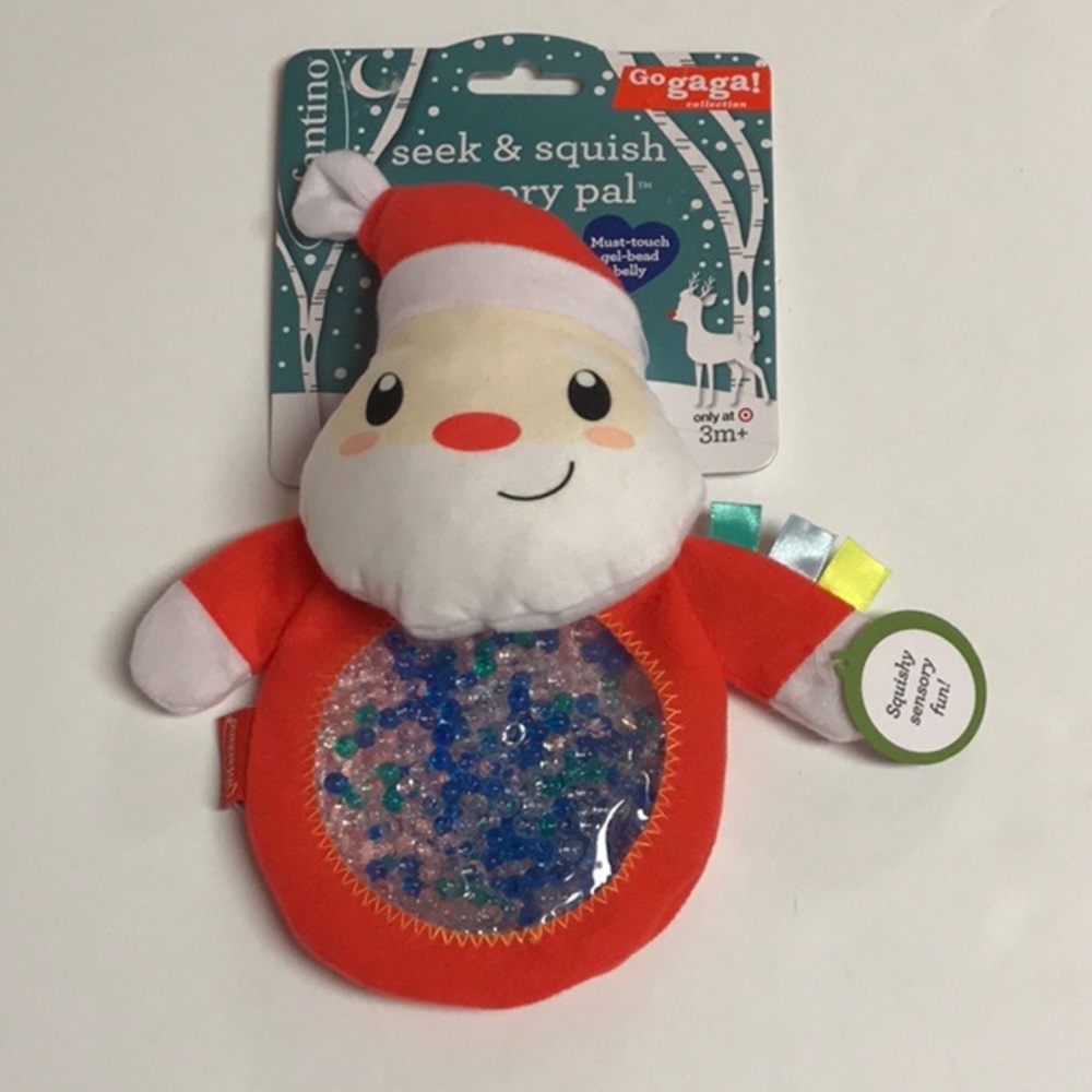Infantino Seek & Squish Sensory Pal Santa